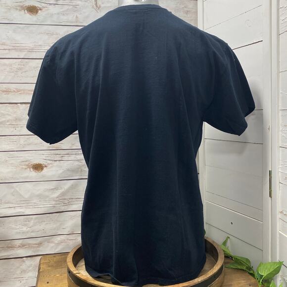 Ride Fast Live Slow Motorcycle Lightning TShirt Bike Biker Cycle Wheels Tires XL - Picture 3 of 4